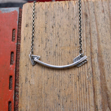 Load image into Gallery viewer, Sterling silver Arrow Necklaces