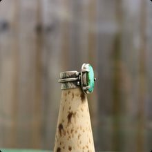 Load image into Gallery viewer, Sonoran Rose Turquoise + Sterling Ring &gt;&gt; UK M