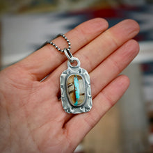 Load image into Gallery viewer, Royston Turquoise Dog Tag Necklace