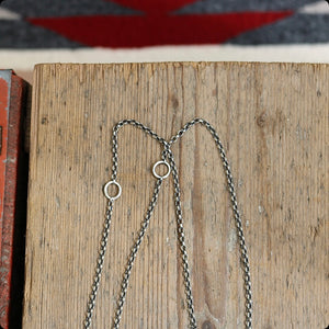 Sonoran Mountain turquoise  + 1930s Nickel Reworked Necklace