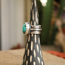 Load image into Gallery viewer, Sonoran Mountain Turquoise + Sterling Ring