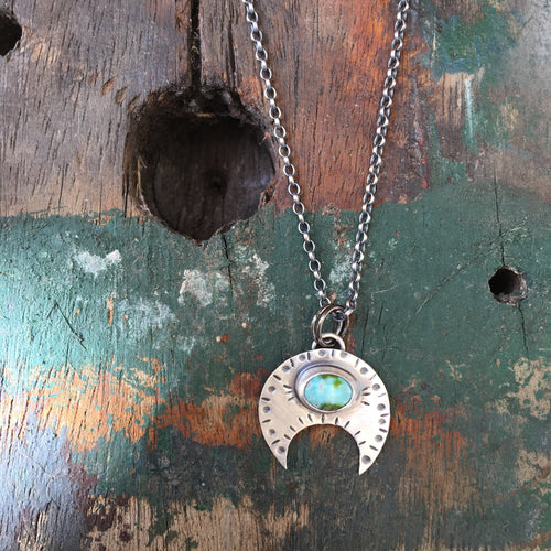 Sonoran Gold Turquoise Naja Necklace #3