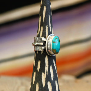 Kings Manassa Turquoise + Sterling Ring