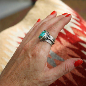 Sonoran Mountain Turquoise + Sterling Ring