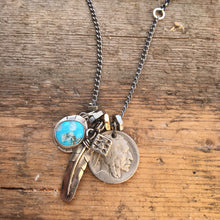 Load image into Gallery viewer, Castle Dome Turquoise Reworked Necklace