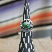 Load image into Gallery viewer, Sonoran Mountain Turquoise + Sterling Ring