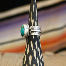 Load image into Gallery viewer, Kings Manassa Turquoise + Sterling Ring