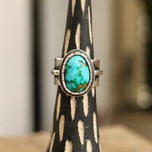 Load image into Gallery viewer, Sonoran Mountain Turquoise + Sterling Ring