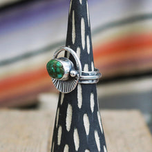 Load image into Gallery viewer, Sonoran Mountain Turquoise + Sterling Ring