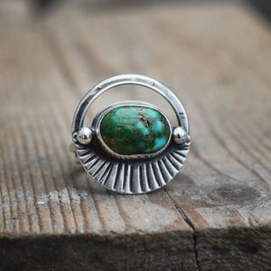 Sonoran Mountain Turquoise + Sterling Ring